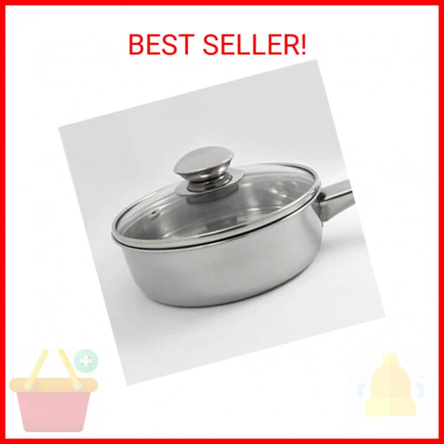 Excelsteel 18/10 Stainless Steel 2 Cup Egg Poacher, Non Stick Easy Use Kitchenwa 2