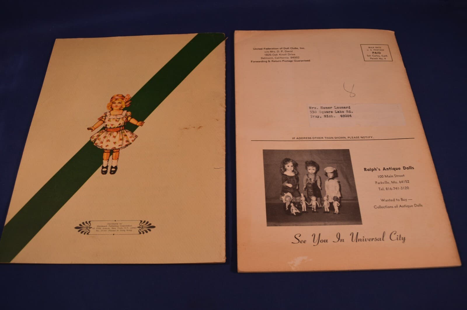 2 Vintage Doll Magazines Booklets,Happy Dollies Story Book,Doll News 1971 4