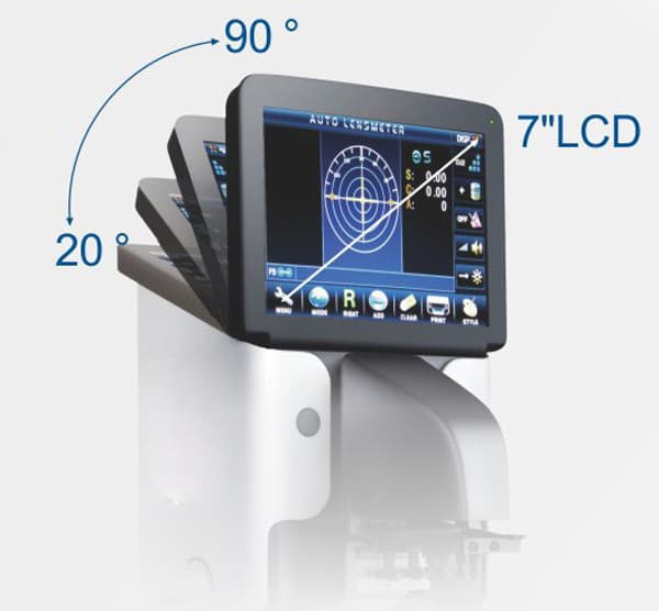 7'' Touch Screen  Digital Auto Lensmeter Lensometer Focimeter Lens Meter Printer 6