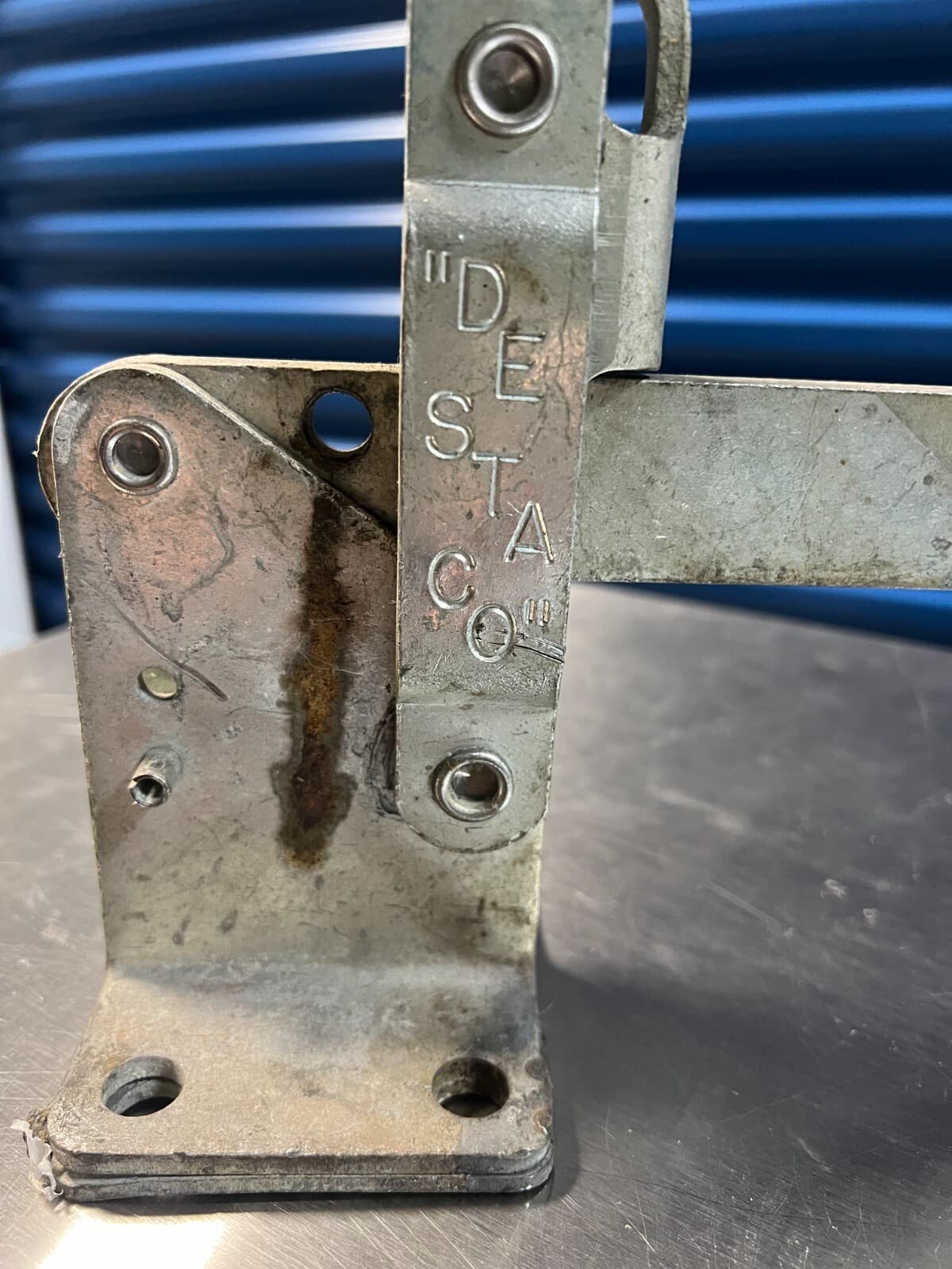 DE-STA-CO Hold-Down Clamp: Std Vertical Handle, Bar Base Mounting 267 4