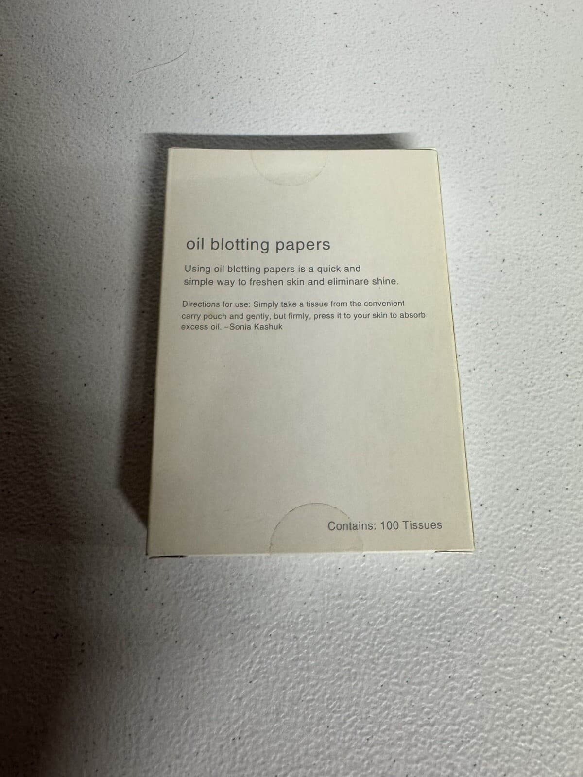 Sonia Kashuk  MATTE OIL BLOTTING PAPER  TISSUES 100 SHEETS 2
