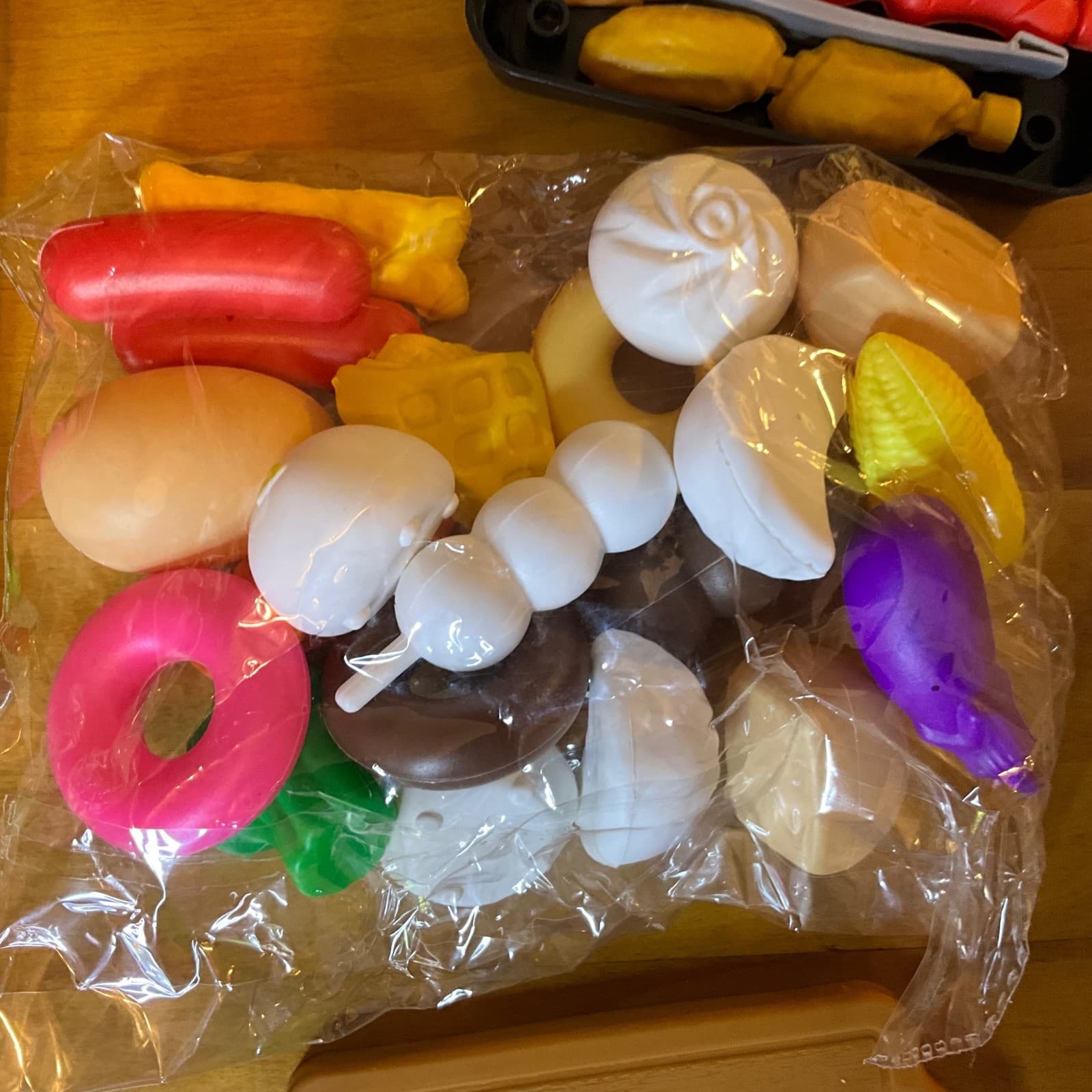 Kids Pretend Play Food Grilling Set Toy Kitchen Accessories Grill BBQ Playset 5