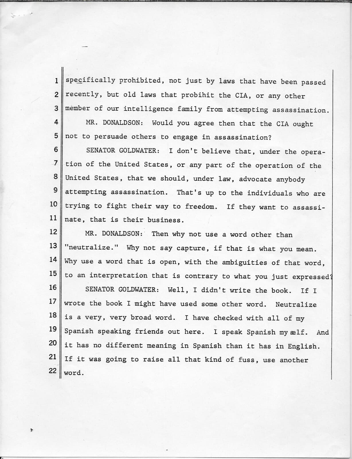 BARRY GOLDWATER tls from 1984 typed letter signed + David Brinkley show remarks 4