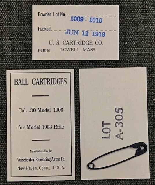 WWI  M1906 REPLICA BANDOLEER RESTORATION  KIT FOR THE M1903  AND  M1917 RIFLES 2