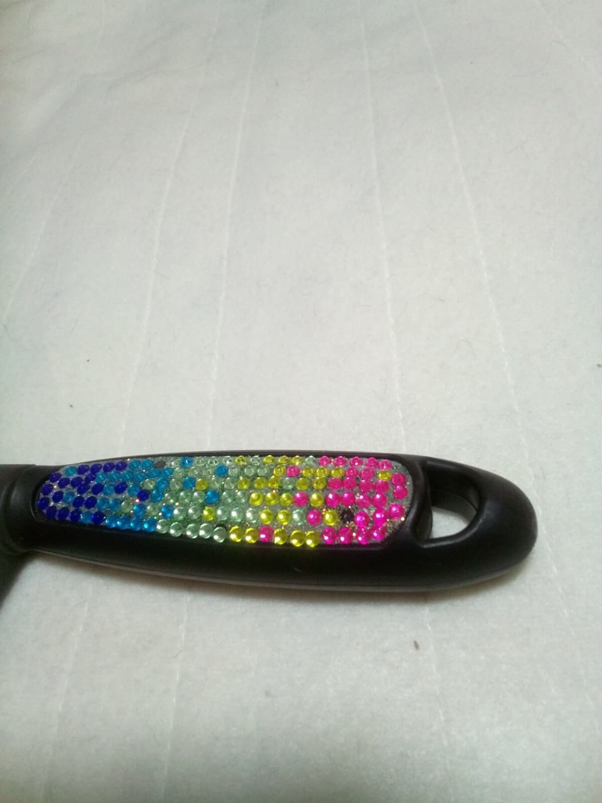 6 1/2" Multi colored CRYSTAL RHINESTONE HOOF PICK For horse horses' hooves Bling 2