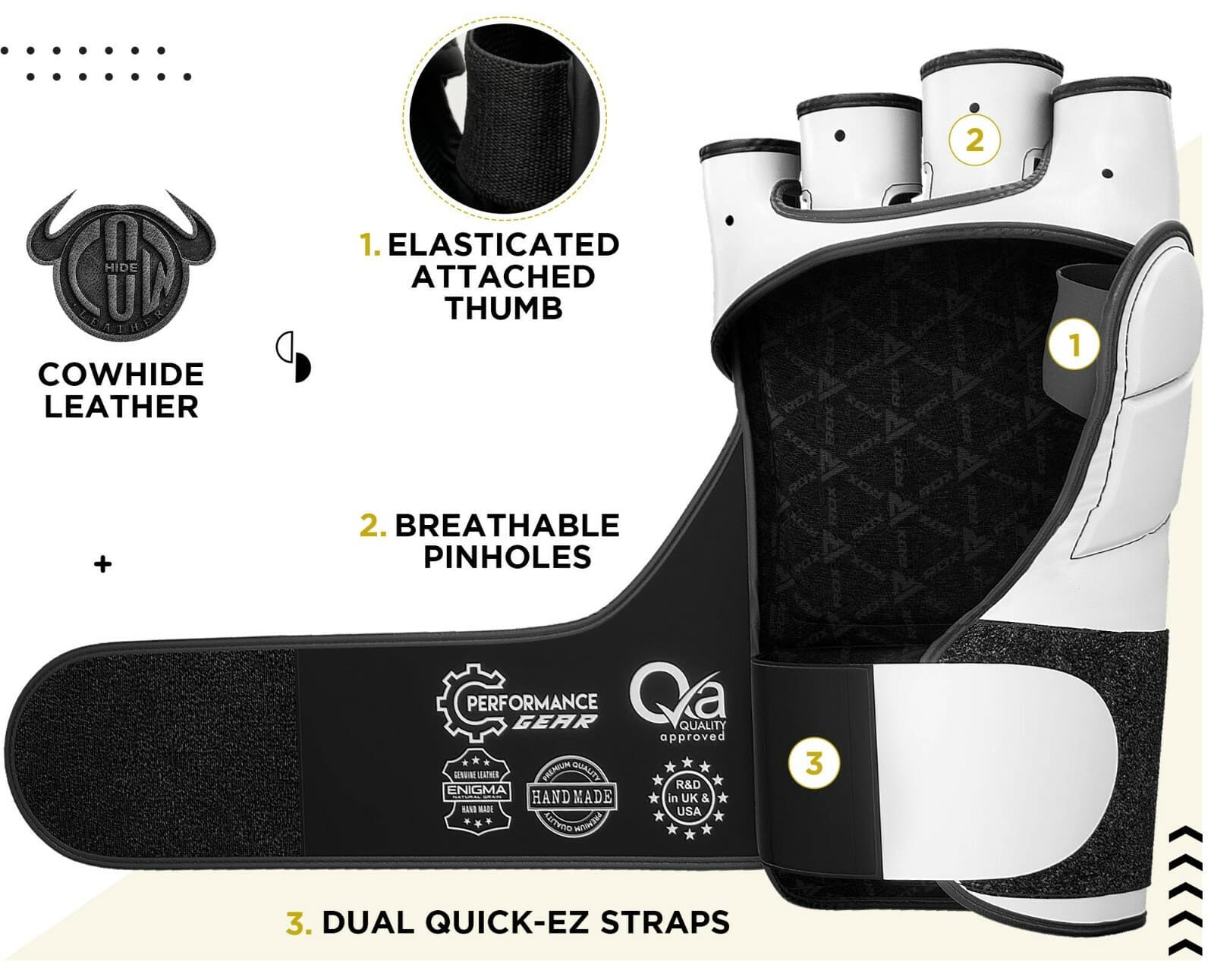 MMA Boxing Gloves by RDX, Muay Thai, Sparring, Kickboxing, Training Gloves Men 2