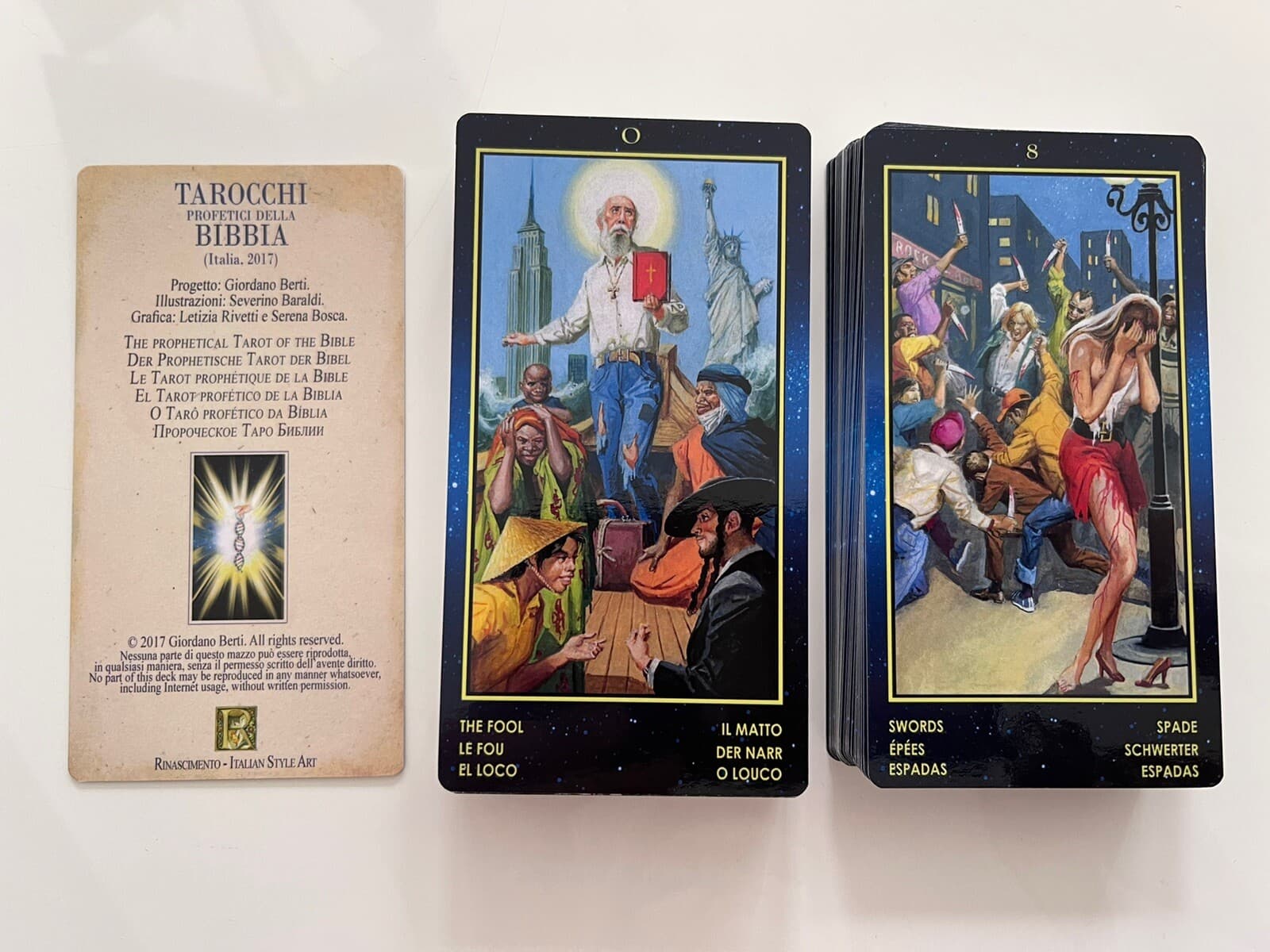 Limited edition The Prophetic Tarot of the Bible Giordano Berti 2017 OOP 5