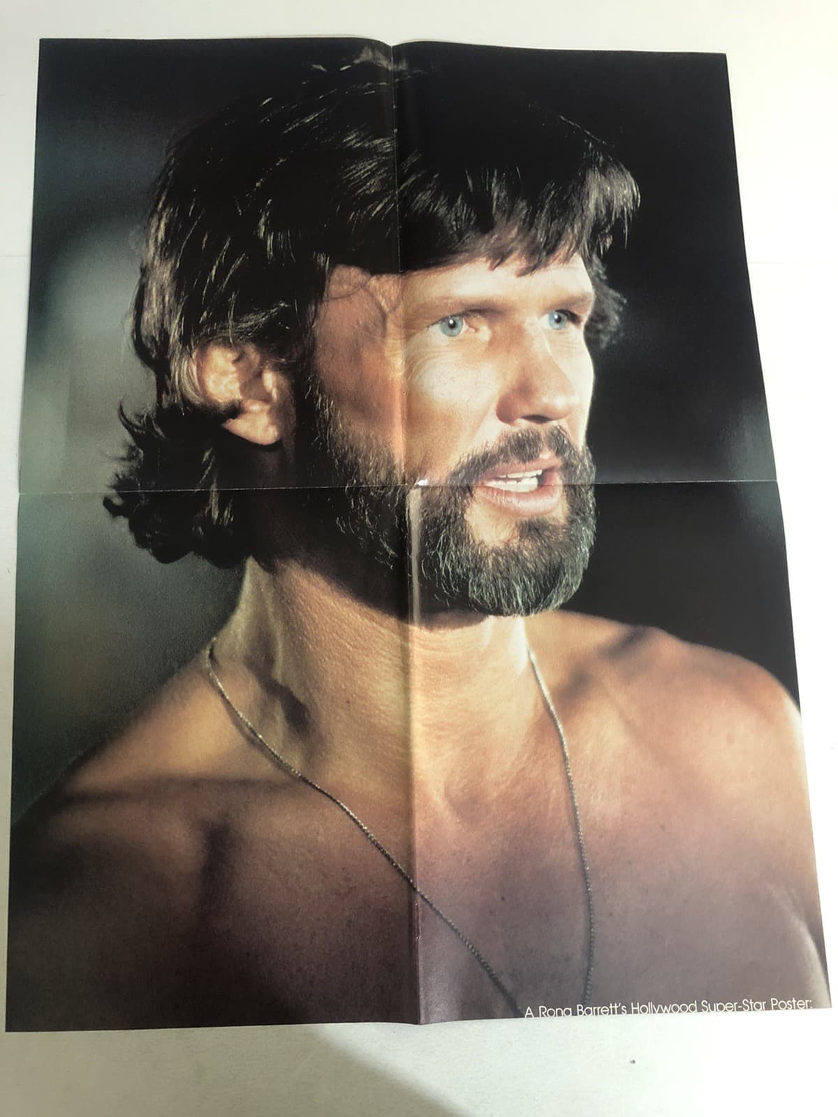 Kris Kristopherson Elvis Presley Vintage Fold Out Poster Pinup 1970’s