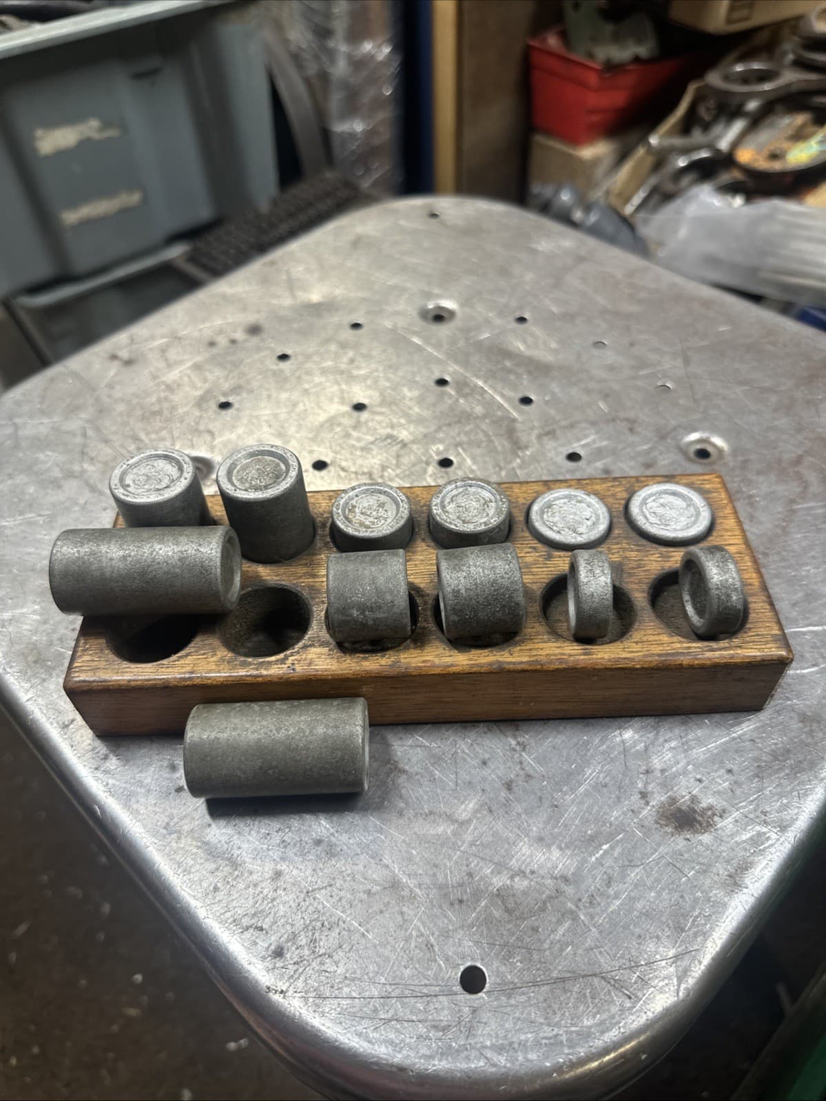 Moore Tools Aluminum Heel Rest Block Set of 12 for Jig Bore & Grinder Set Up 5