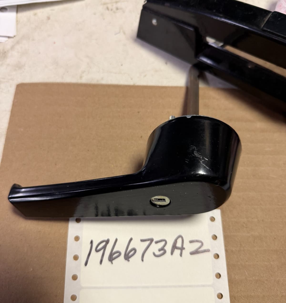 CNH OEM 196673A2 Left Hand Door Handle | Case Backhoe & NH Tractor Loader