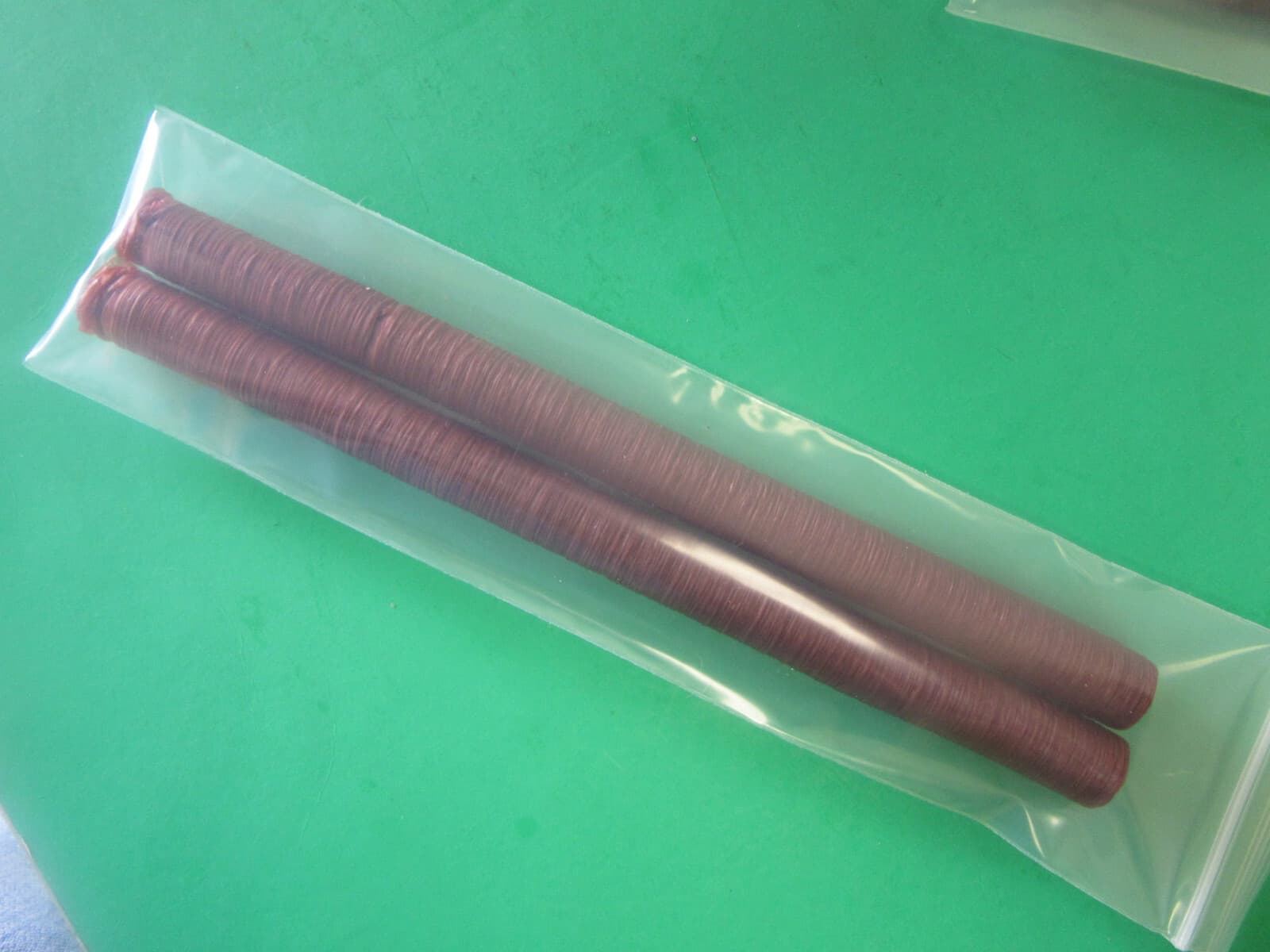 4 Strands Slim 17 mm collagen snack stick casings for 36 lb of sausage.  Edible 3