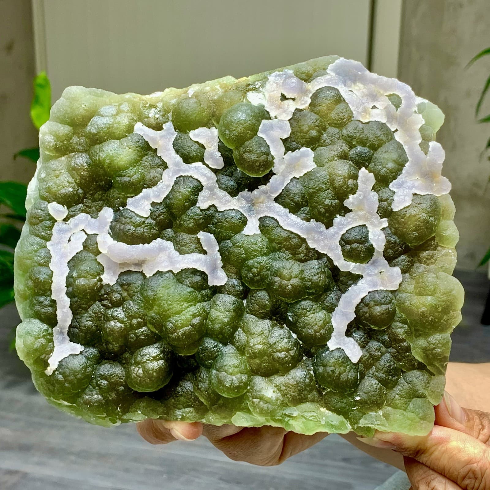 3.7LB Natural Fluorite Green-white dual color crystal mineral Specimen,Zhejiang 4