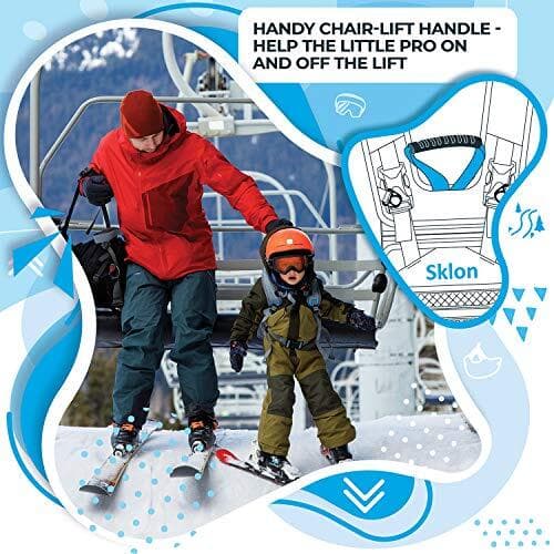  Ski and Snowboard Harness Trainer for Kids - Teach Your Child The Blue Frost 6