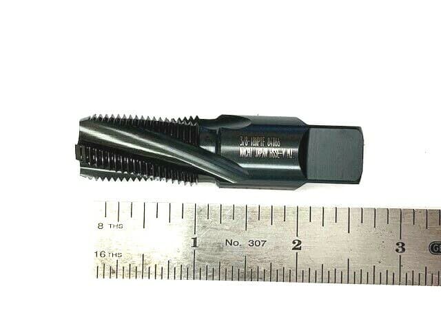 3/8" - 18 NPTF 4 FLUTE SPIRAL FLUTE HSS STEAM OXIDE PIPE TAP NACHI 84066 2