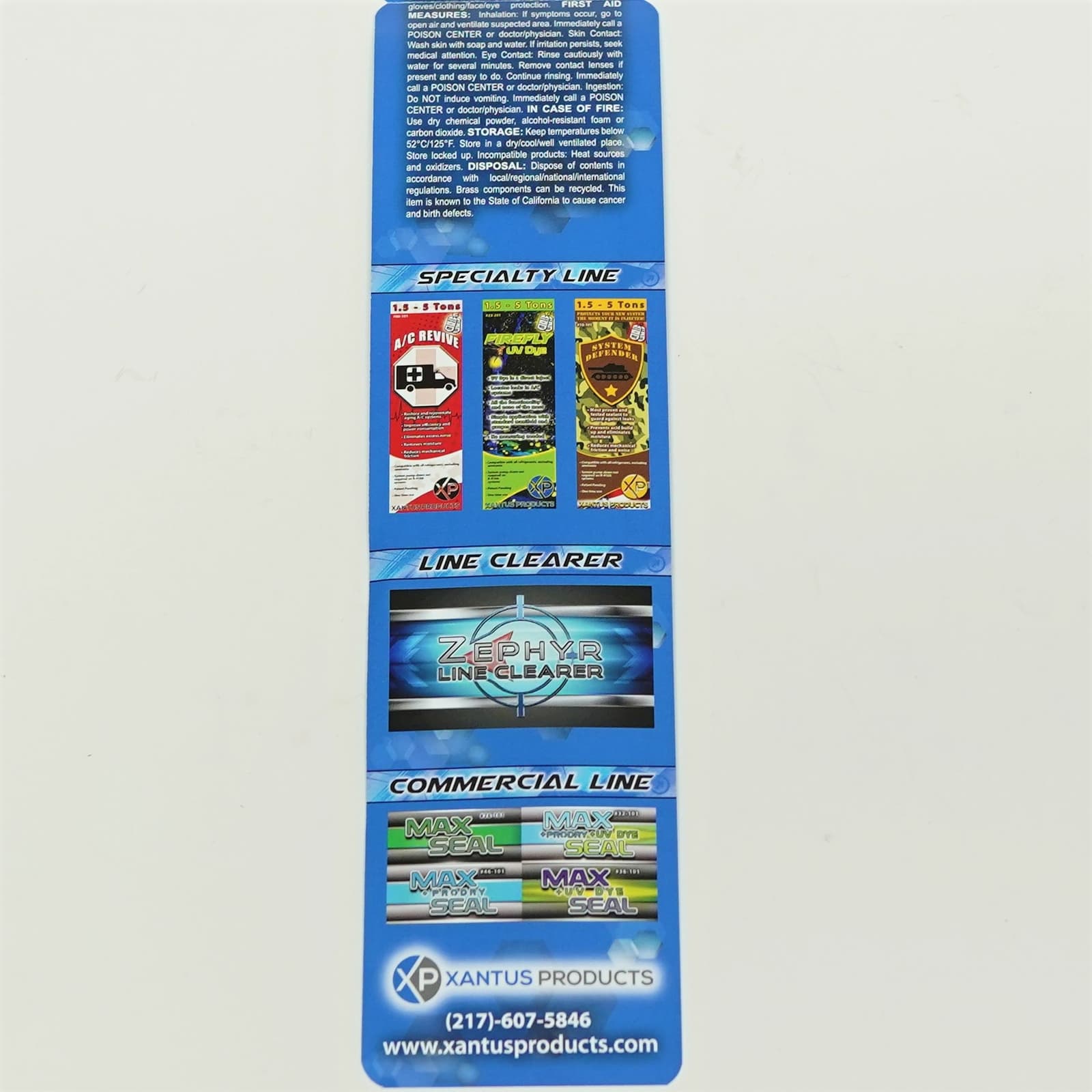 Xantus Products 26-101 Max Seal 6-15 Ton Direct Inject A/C Leak Sealant 3