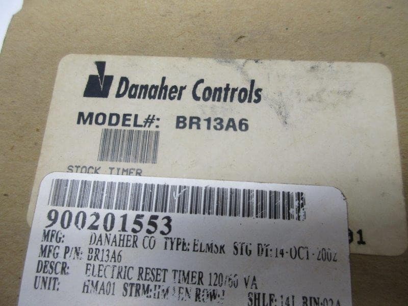 DANAHER CONTROLS BR13A6  NSMP 5