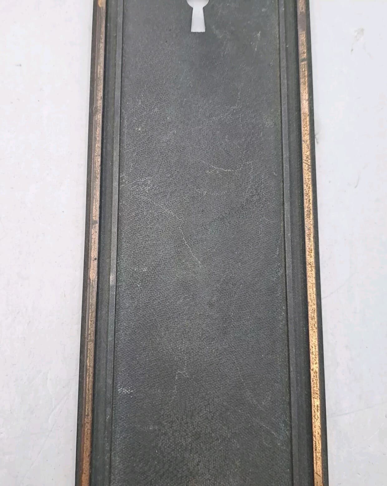 Antique / Vintage Door Push Plate Brass or Bronze Old Push Plate Yale Hardware  4