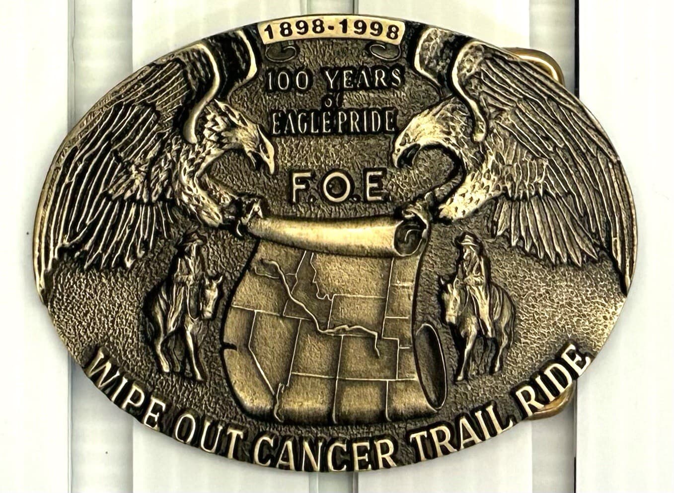 Set  18 Different Fraternal Order of the Eagles FOE Pins with 1 F.O.E. Buckle 2