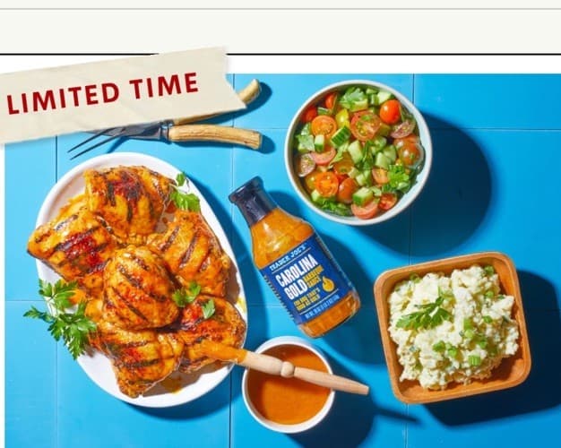 2 Bottles Trader Joe's Carolina Gold Barbeque Sauce 18 oz Each Bottle 3