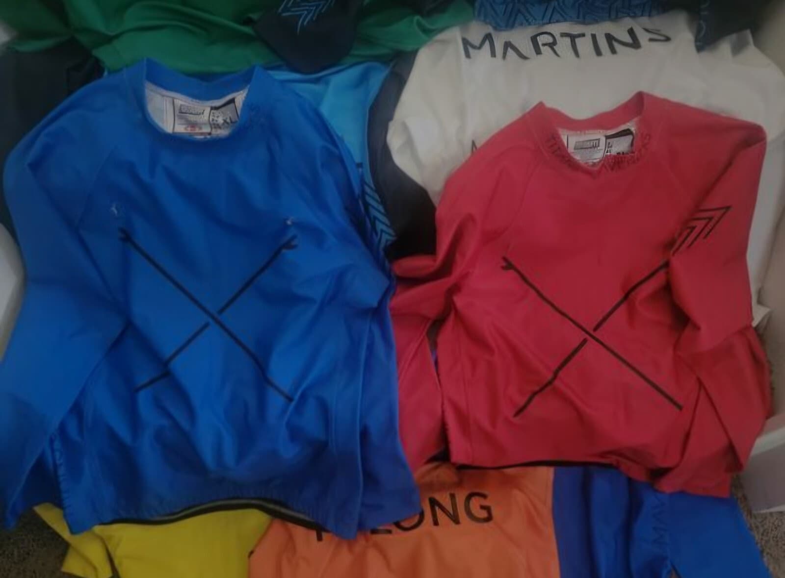 Pro Surfer Jersey Lot, 2015-16 The Titans Of Mavericks Surfing Comp 2