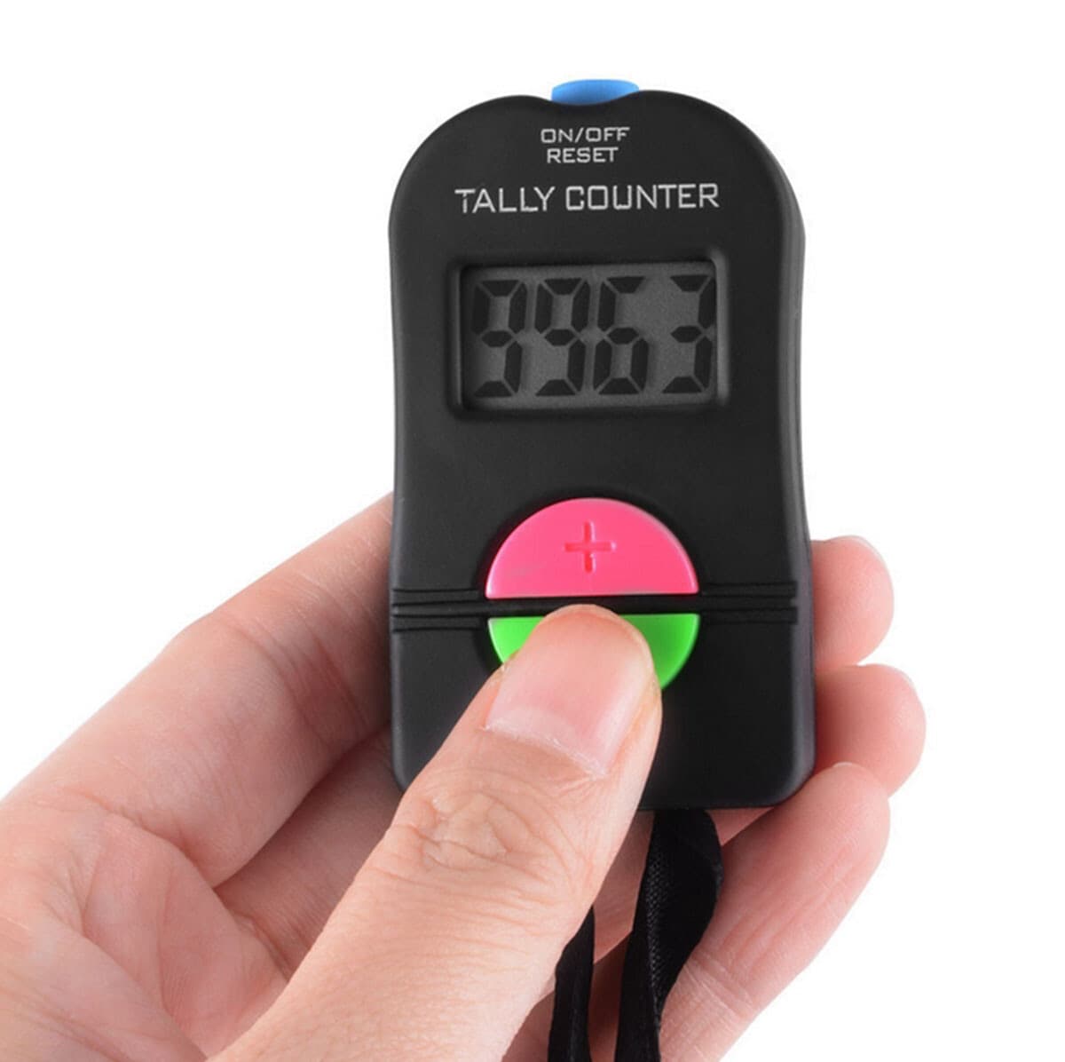 Digital Handheld Tally Counter 4 Digits Electronic Manual Clicker Golf Sports 2