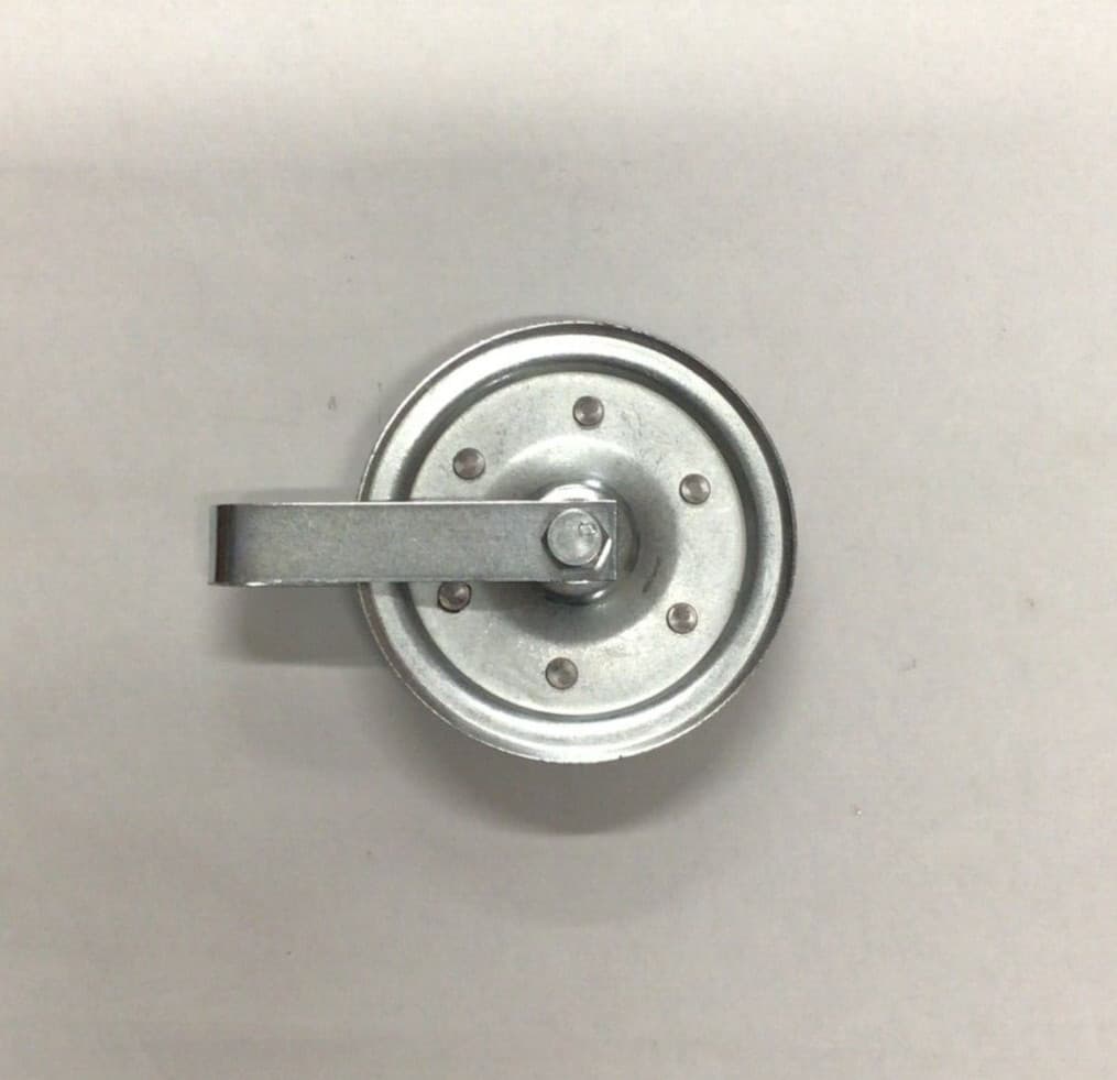 4" Pulley Sheave Fork 200lb Heavy Duty Garage Door OHD 3/8 Bore 6 Rivet Nut Bolt 6