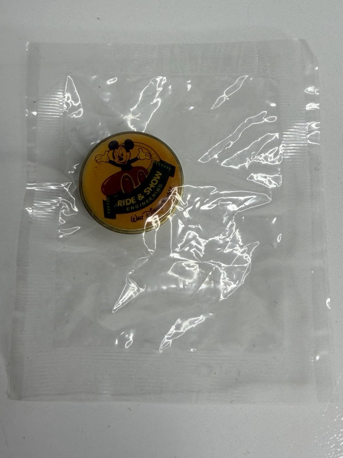 Vintage Walt Disney World Mickey Mouse Pin Ride and Show ENGINEERING sealed 3