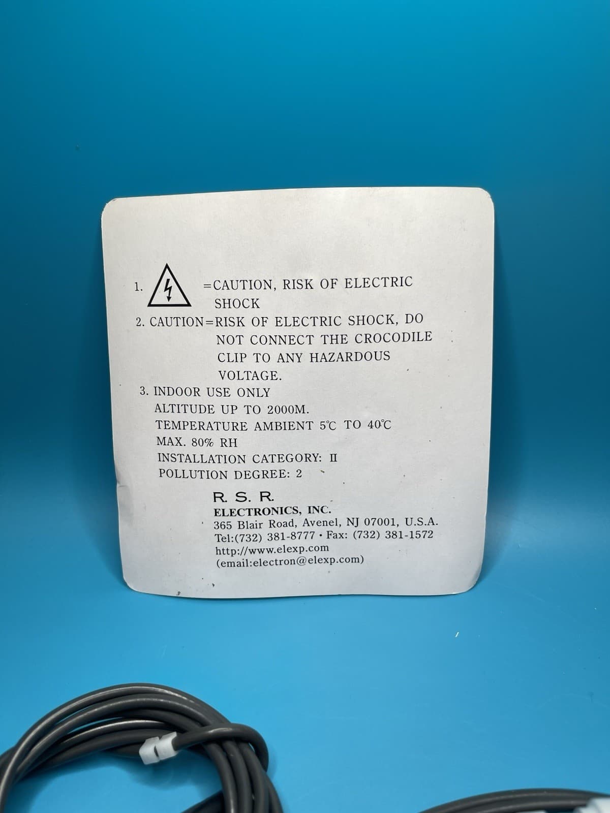 RSR Electronics Oscilloscope Probe LF-101E  Connector 60MHz 4