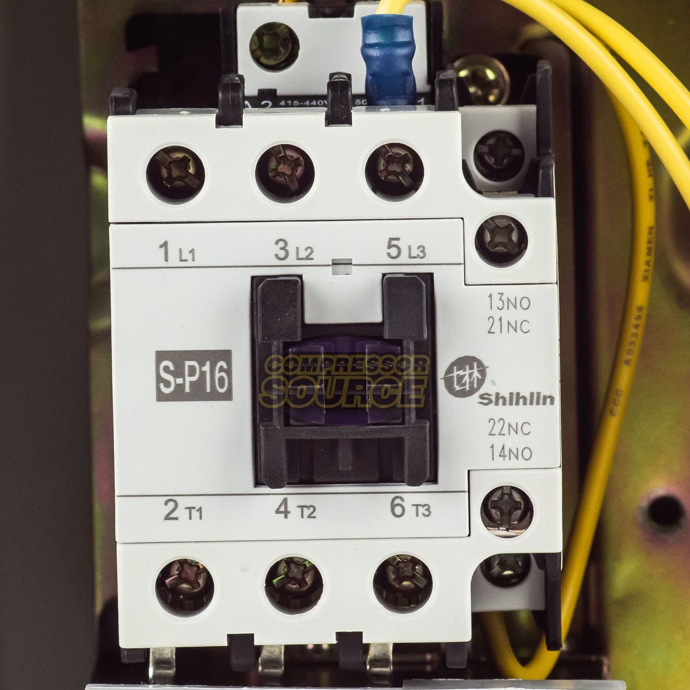 Magnetic Starter Control for Air Compressor Motor 7.5 HP 3 Phase 460VAC 18AMP 4