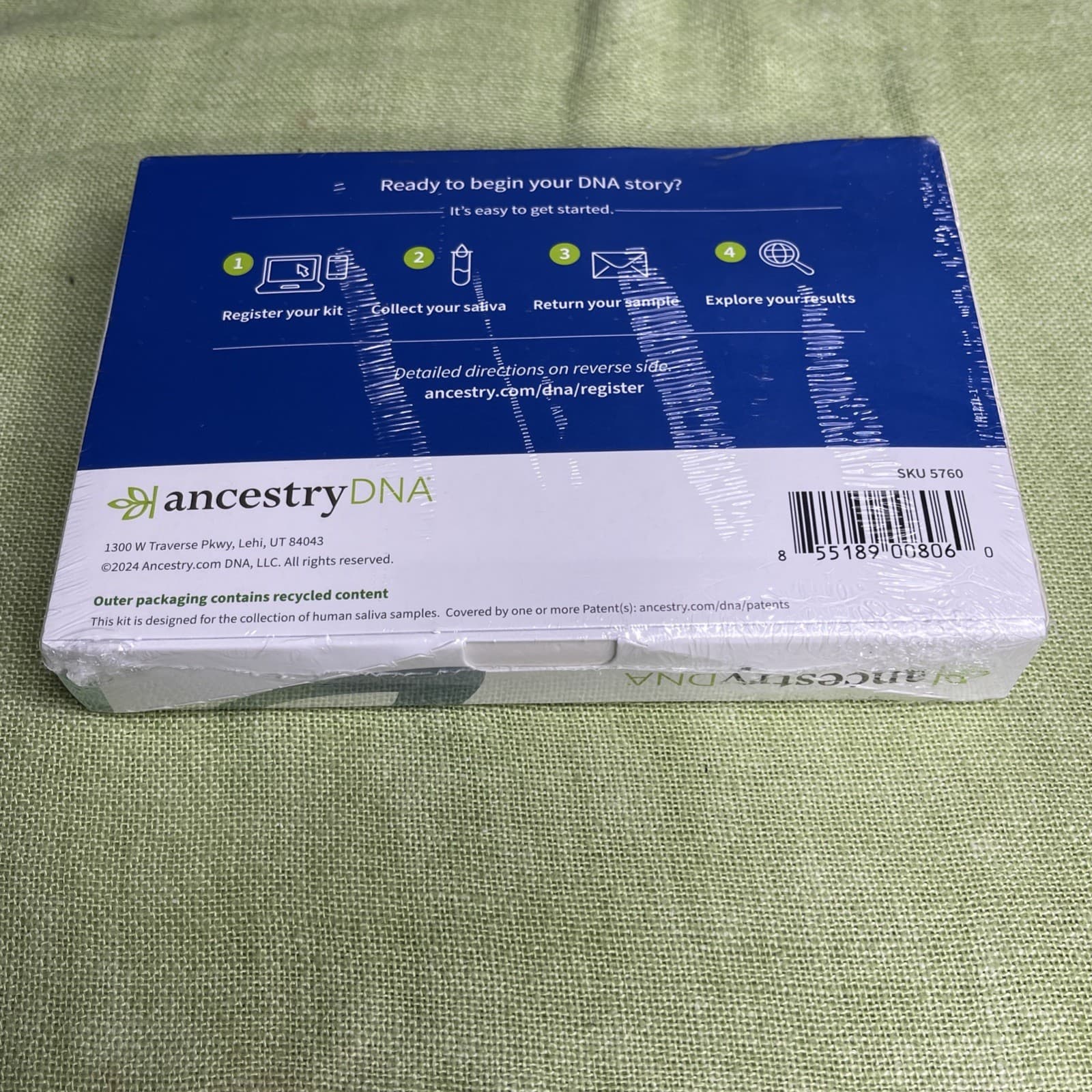 Ancestry DNA - DNA Test Kit + Traits New Factory Sealed Genetic Testing 4
