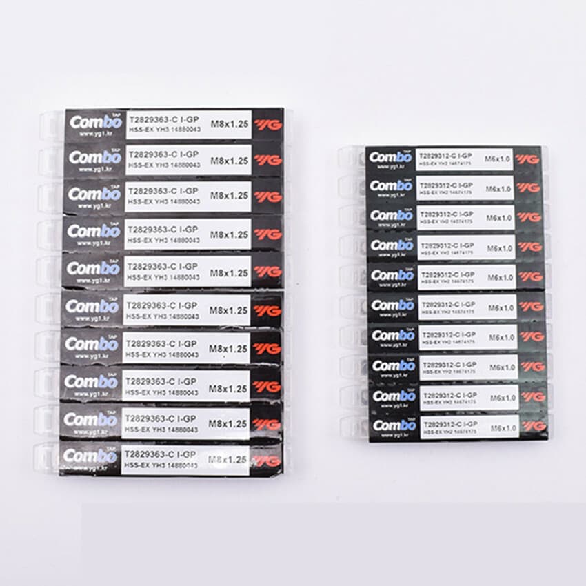 YG-1 Tap Tool NO.T2829  M6 x 1  HSS-EX YH2 accuracy 3 Flute L=62 Acme Tap 10Pcs 3