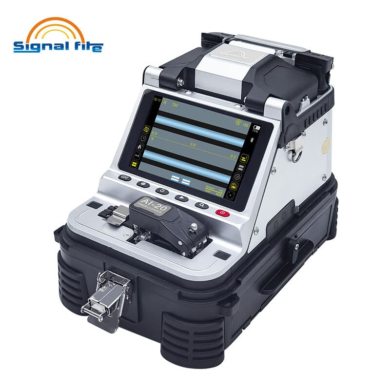 Signal Fire Fusion Splicer Kits AI-20 Auto Fiber Optic Splicing Machine VFL +OPM 2