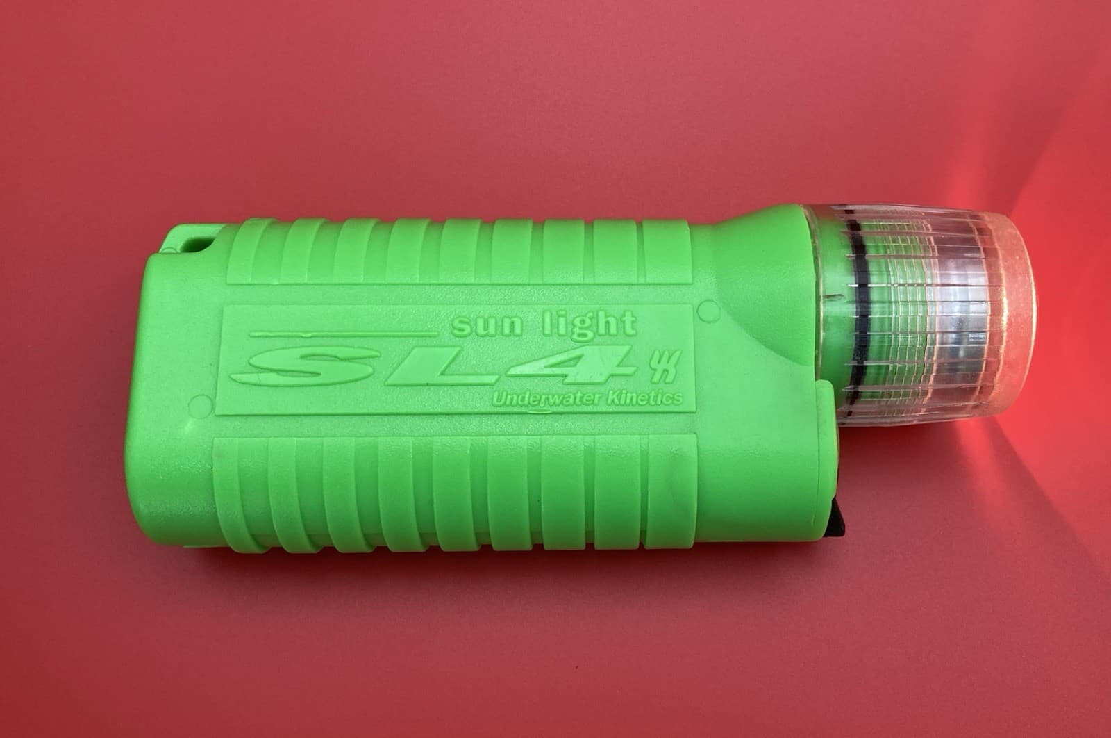 Underwater Kinetics Sun Light SL4 Underwater SCUBA Dive Light Torch GREEN  4C 5