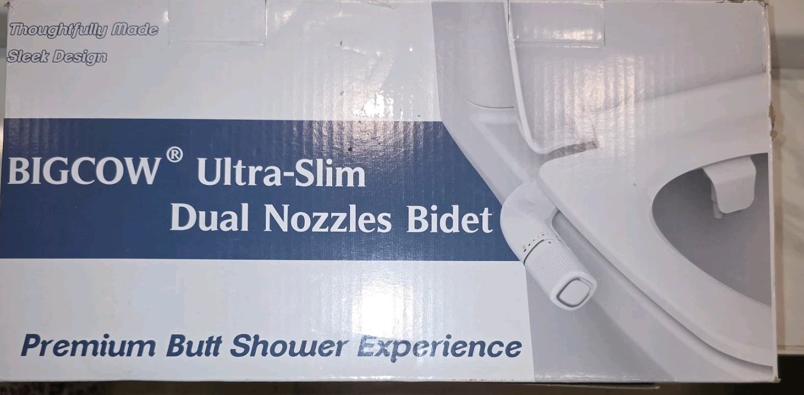 BIG COW CLASSIC BIDET Leak Proof & Lead Free Easy DIY Install Dual Nozzle Chrome