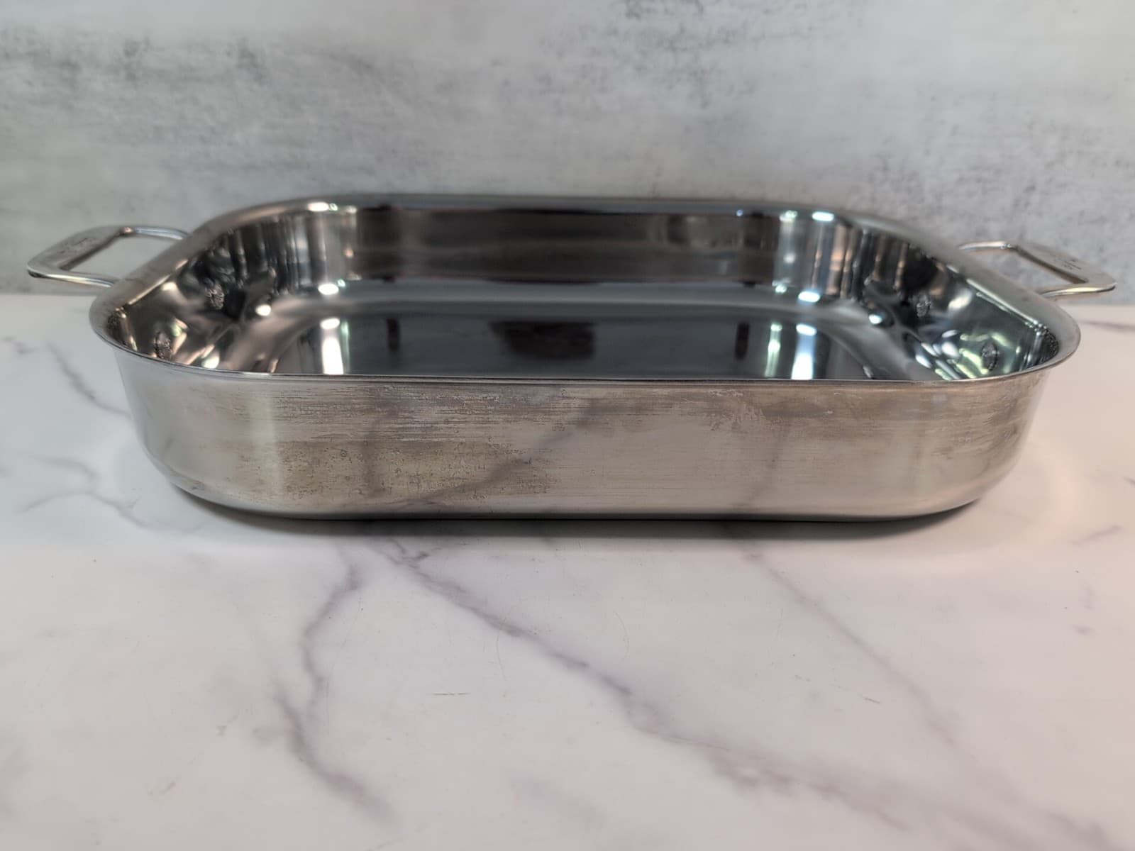 All-Clad Stainless Steel Roasting Baking Lasagna Pan 14.5" x 11.5" 2