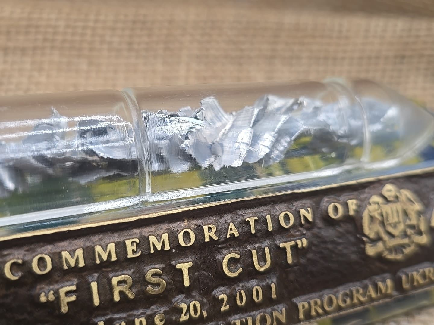 I.C.B.M. Phased Elimination Ukraine First Cut 6-20-2001 Commemoration Sample 3