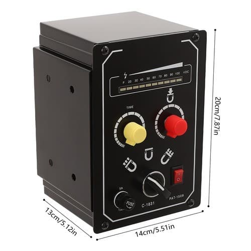 AC 110V 5A Electromagnetic Chucks Controller Adjustable Magnetic Force 0-100V 2