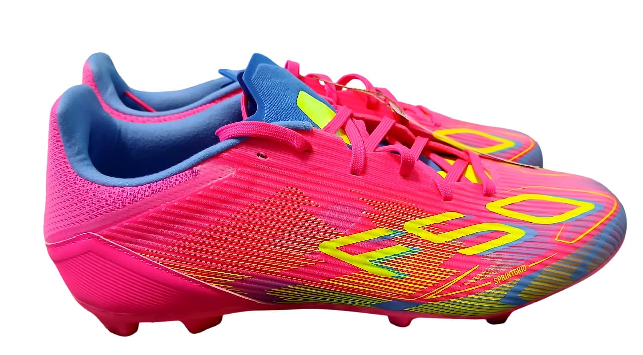 adidas F50 League FG/MG Soccer Cleats Pink IE1291 Men's Size 12 2