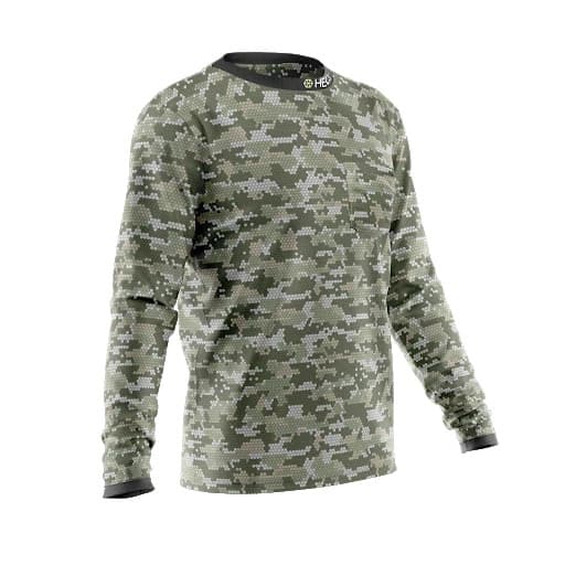 HECṠ(HECṠtyle Anywhere)Lightweight Hunting Clothing Set Shirt Pants Hood 2XS–3XL 2