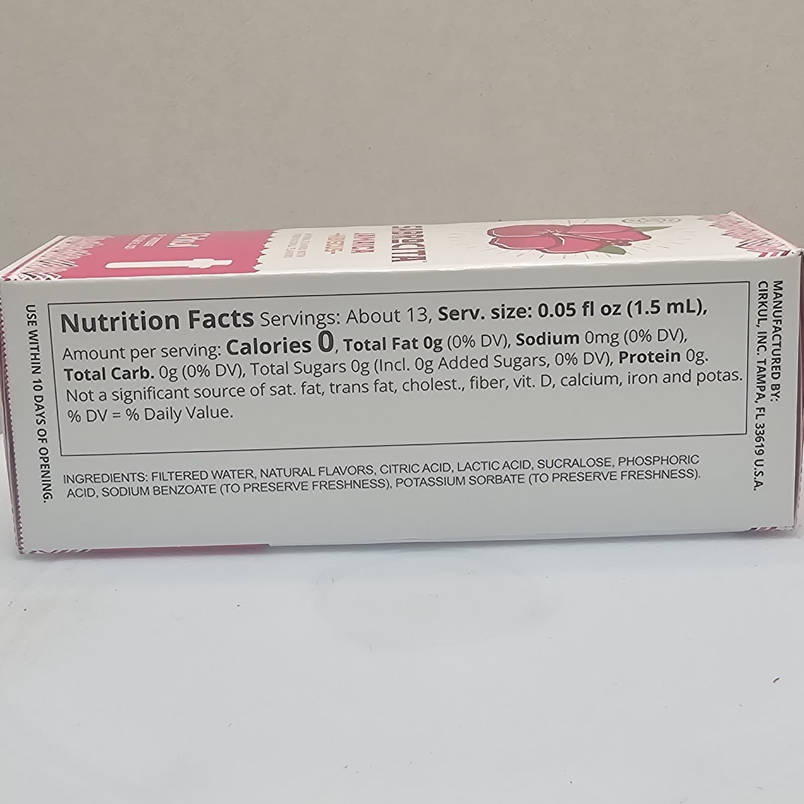 Cirkul Sip Cartridges Sabrocita Jamaica Hibiscus Zero Sugar Lot of 6 NEW 2026  5