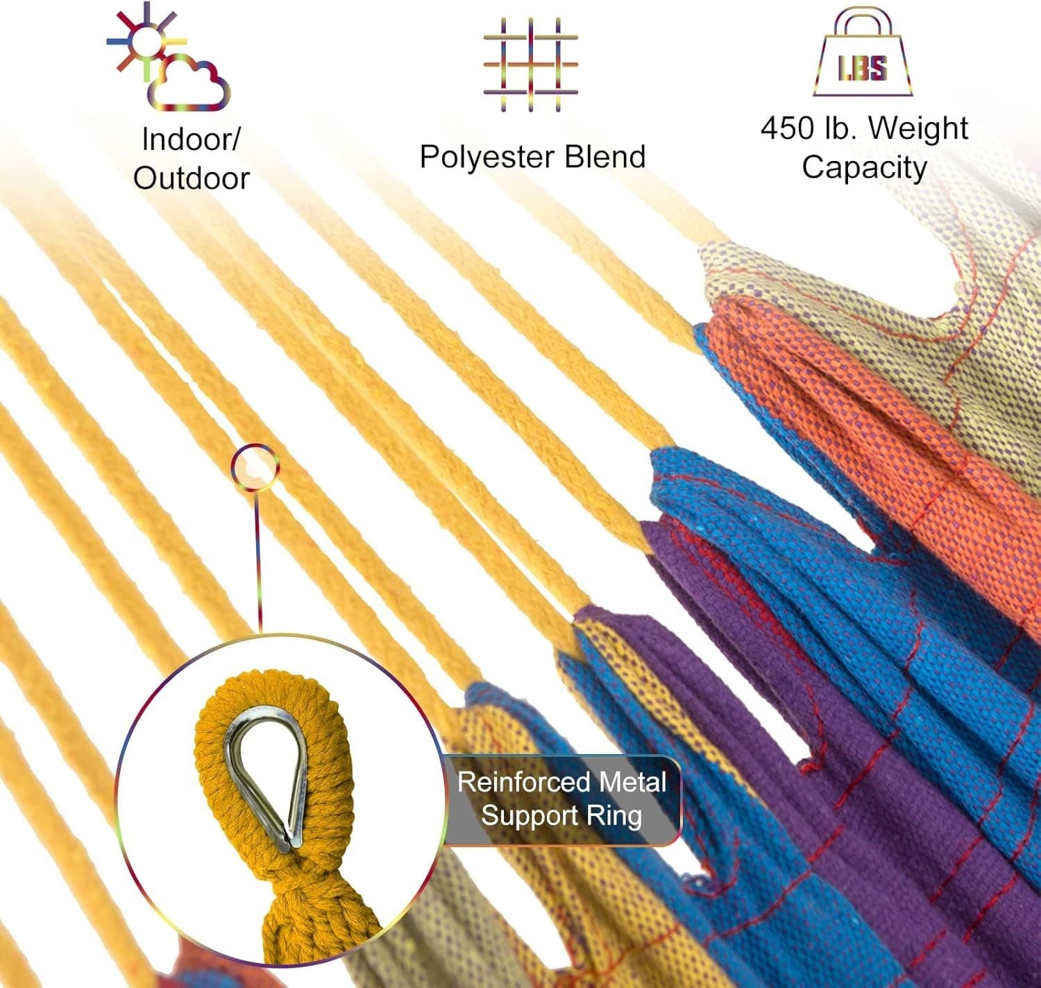 Hamaca Amacas De Patio Amaca Con Base Mexicanas Para Casa Patio Camping NEW 5