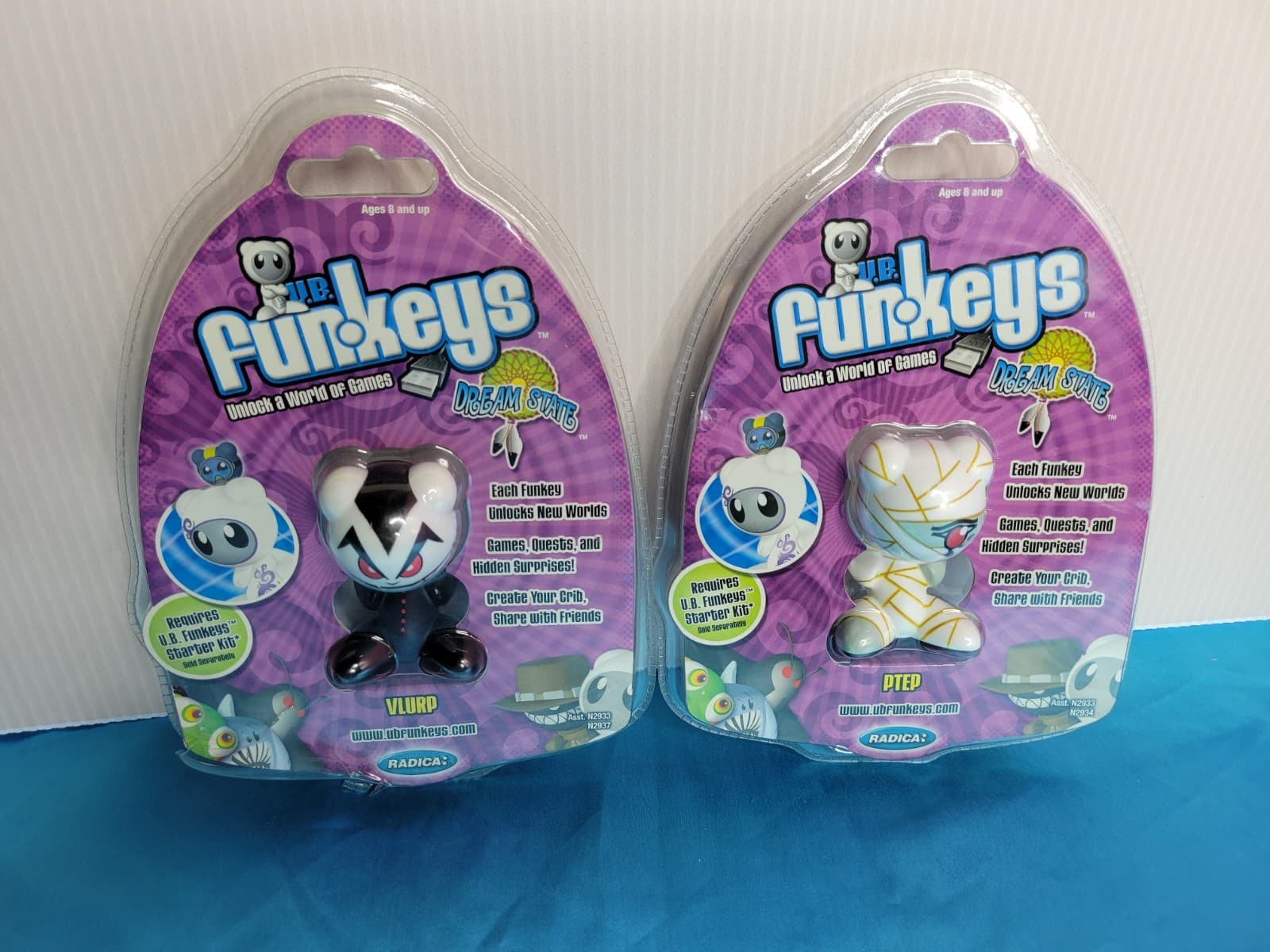 UB Funkeys Lot Of 2 Vlurp Ptep Factory Sealed Dream State Radica