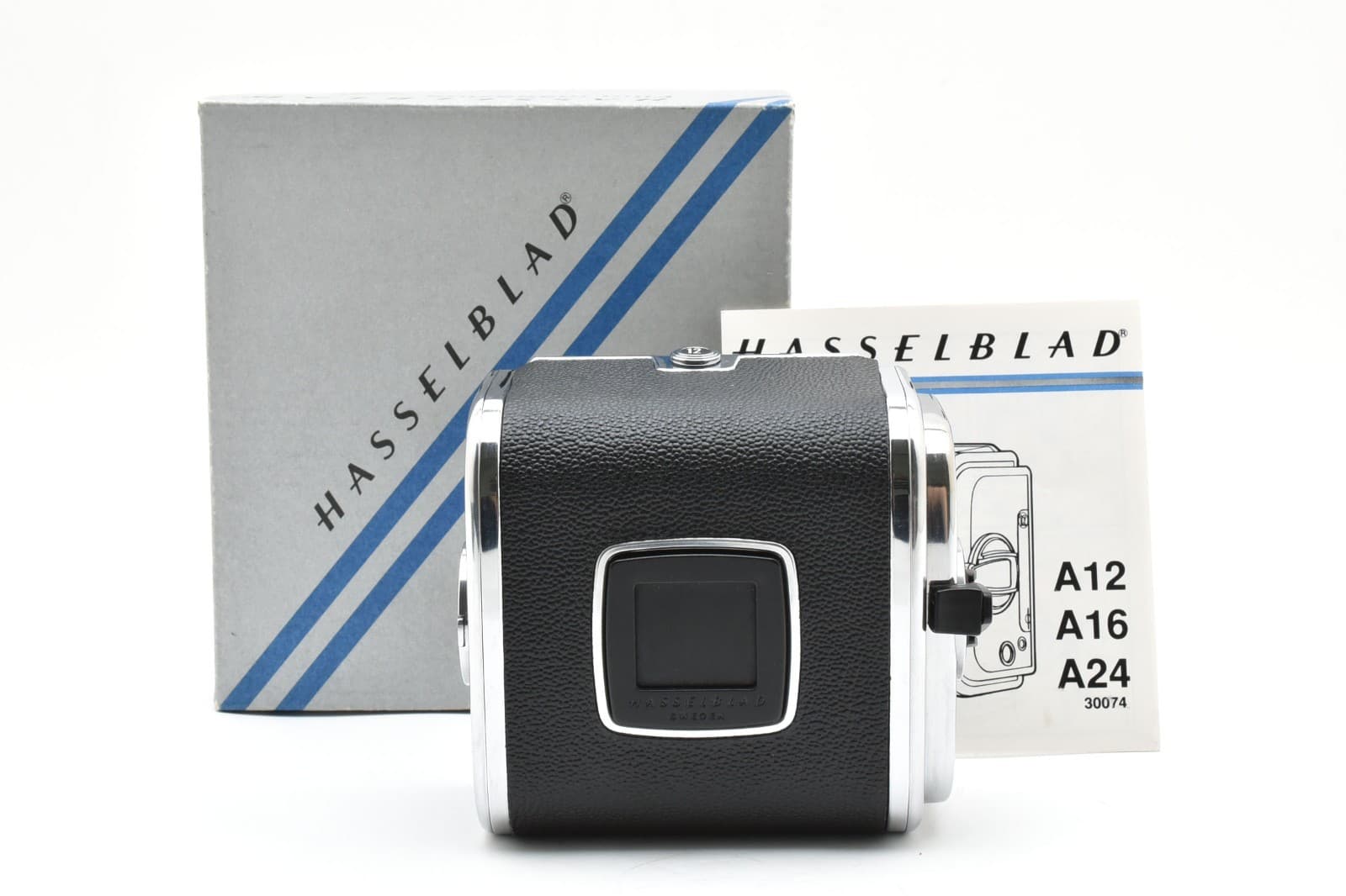 Hasselblad Film Magazine A12 Type III Chrome [ Mint in Box ] from JAPAN C846A