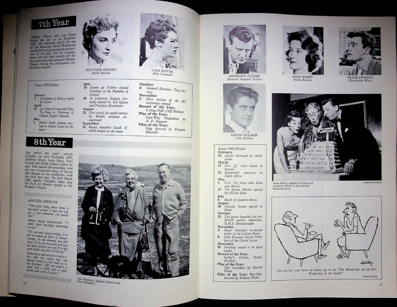 Vtg 1952-1977 The Mousetrap by Agatha Christie 25 Years Edition 4