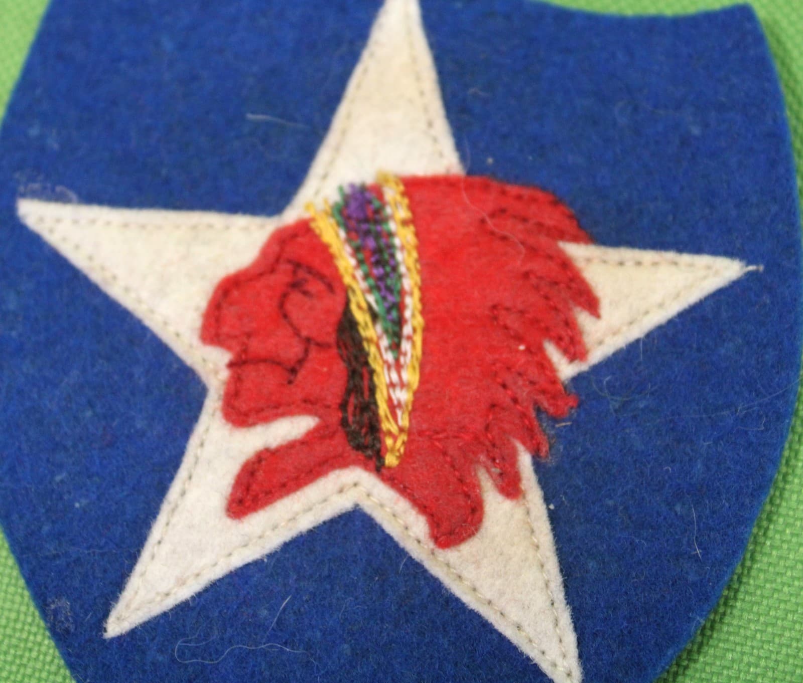 US World War I Army AEF 2nd Infantry Division Shoulder Sleeve Patch 2