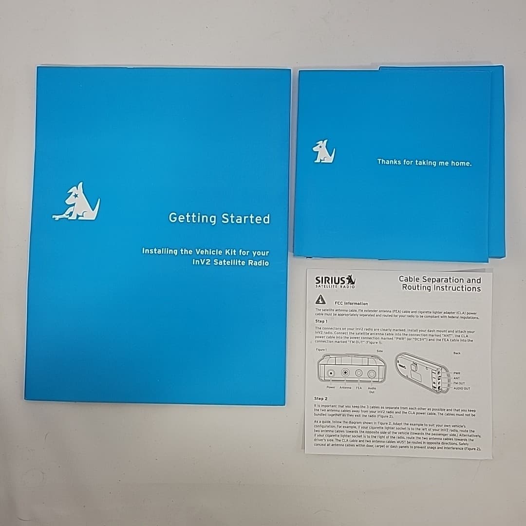 Sirius Satellite Radio InV2 with Vehicle Kit SI2TK1, Open Box 3