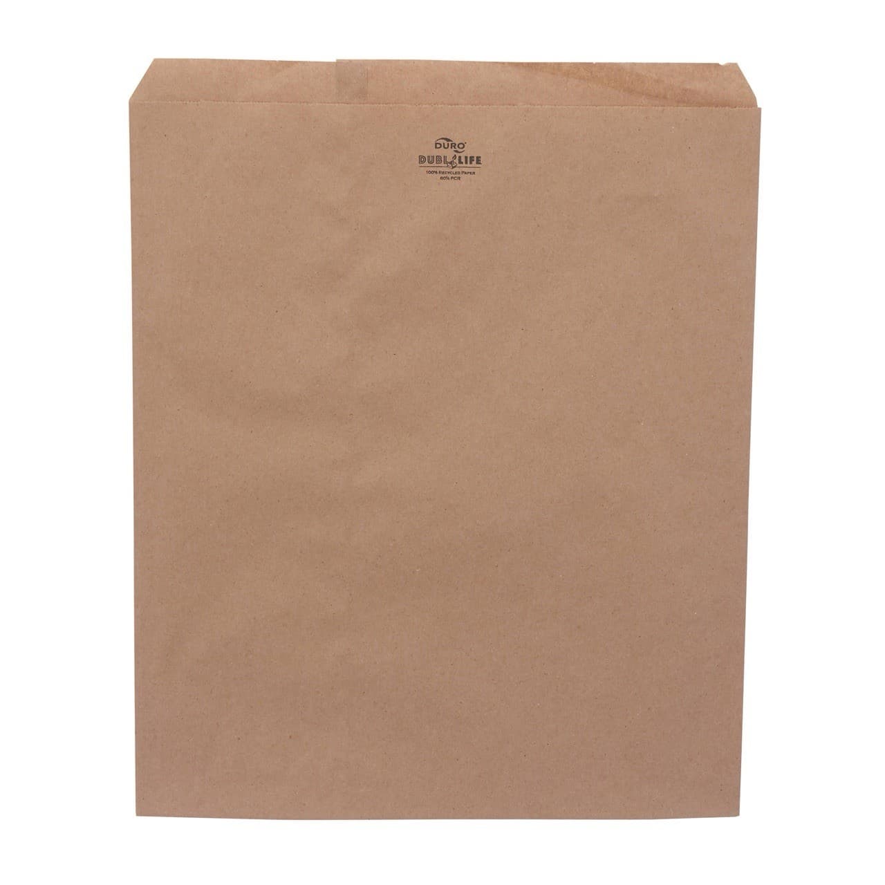 QTY=1 Box of 100: 14905 Duro #30 15" X 18" Brown Kraft Paper Merchandise Bags