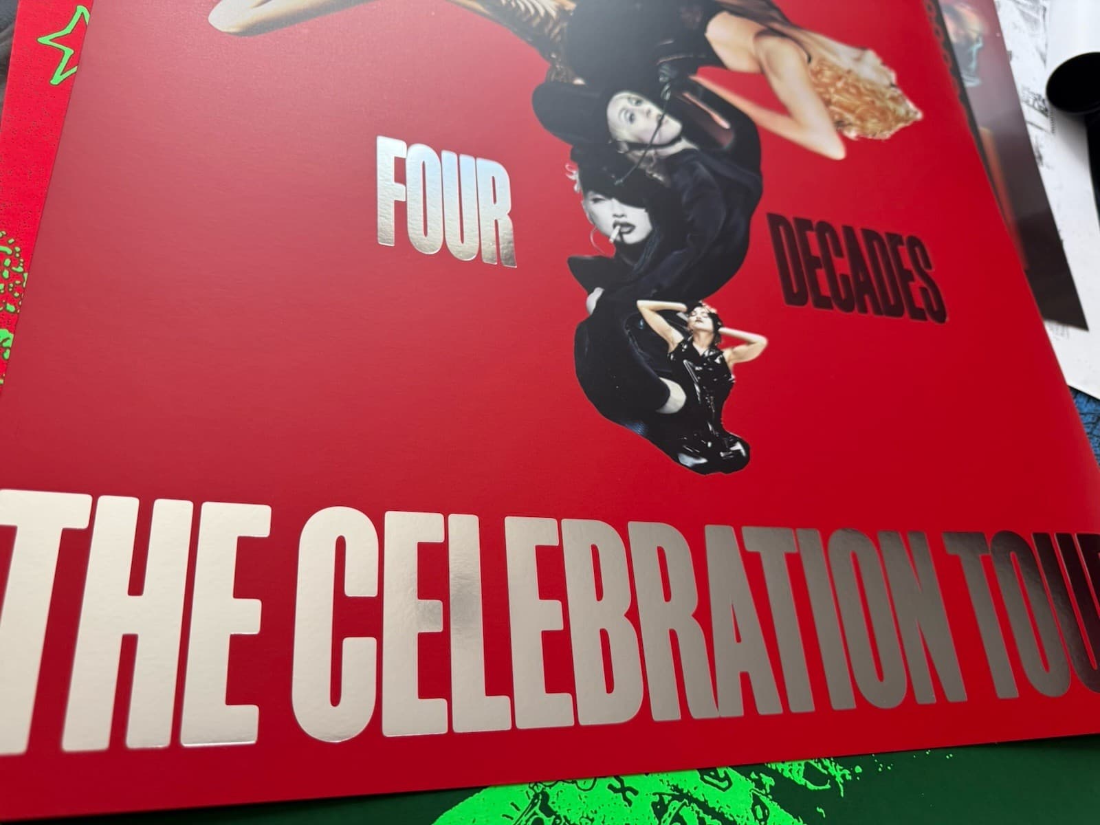 Madonna Celebration Tour Official Merch  Red  Tour Poster Purchased LA Forum 5