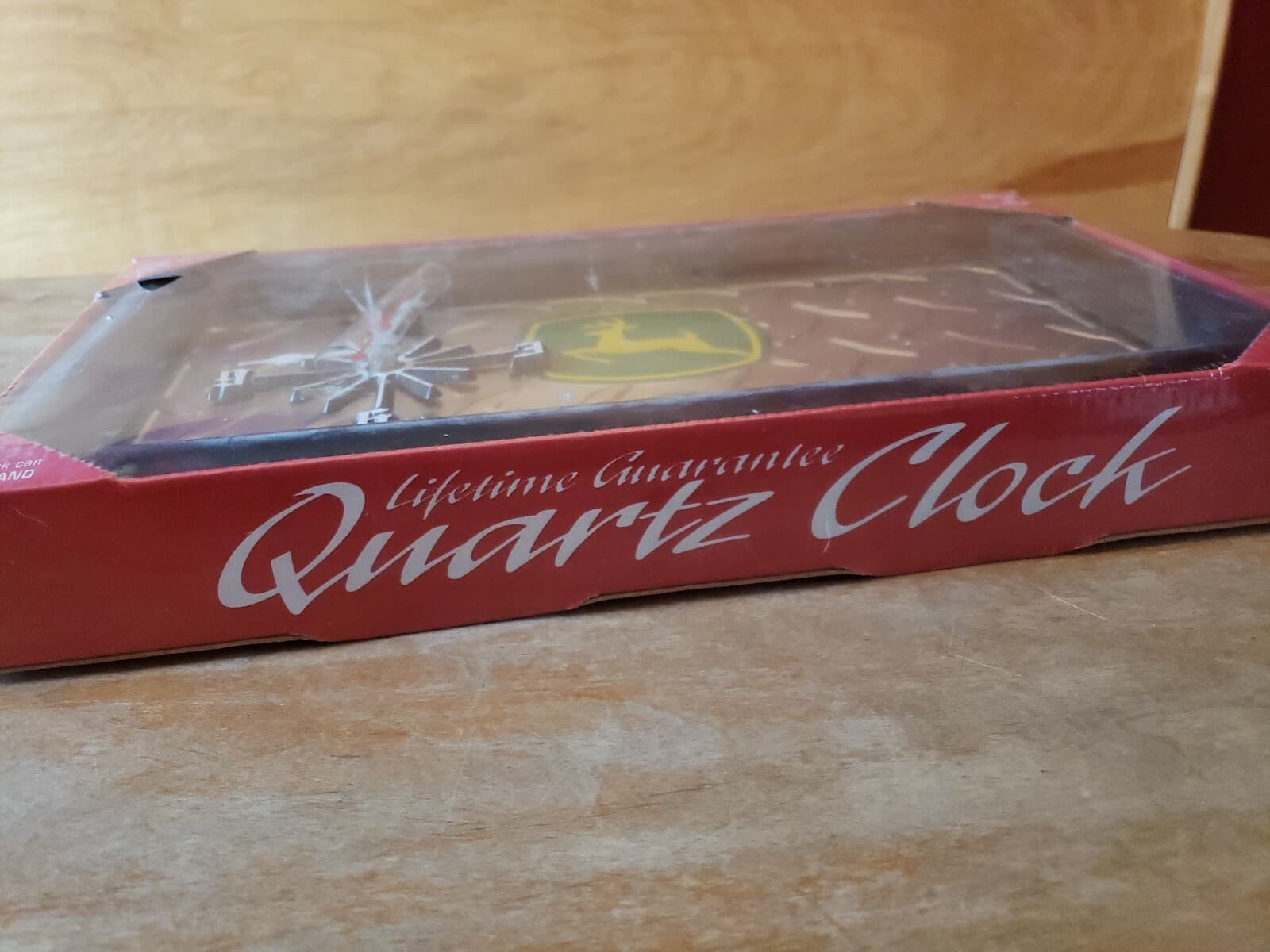 John Deere License Plate Clock GTEI NEW IN BOX 2