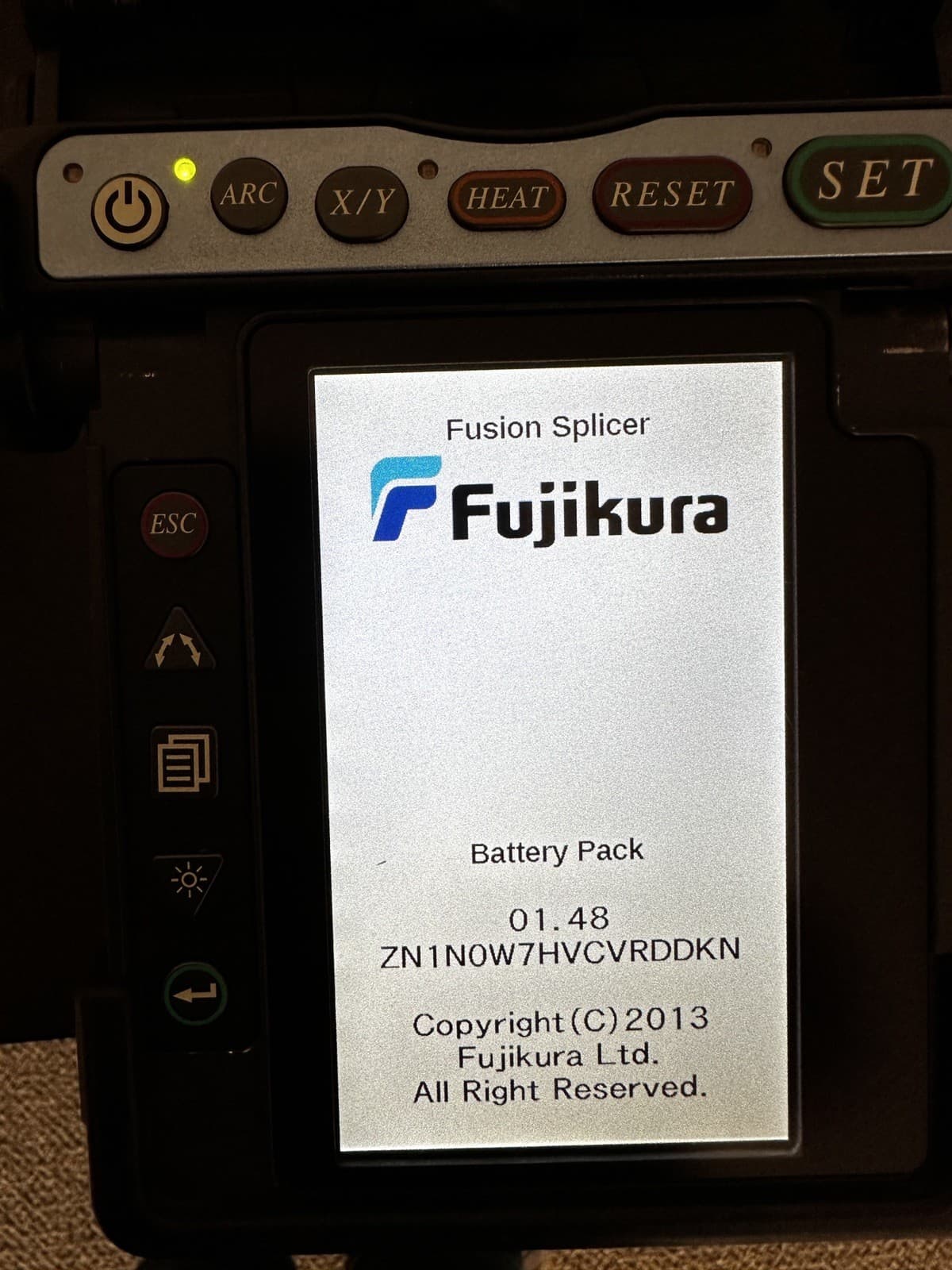AFL Fujikura 70S Fusion Splicer Kit Current Calibration 4